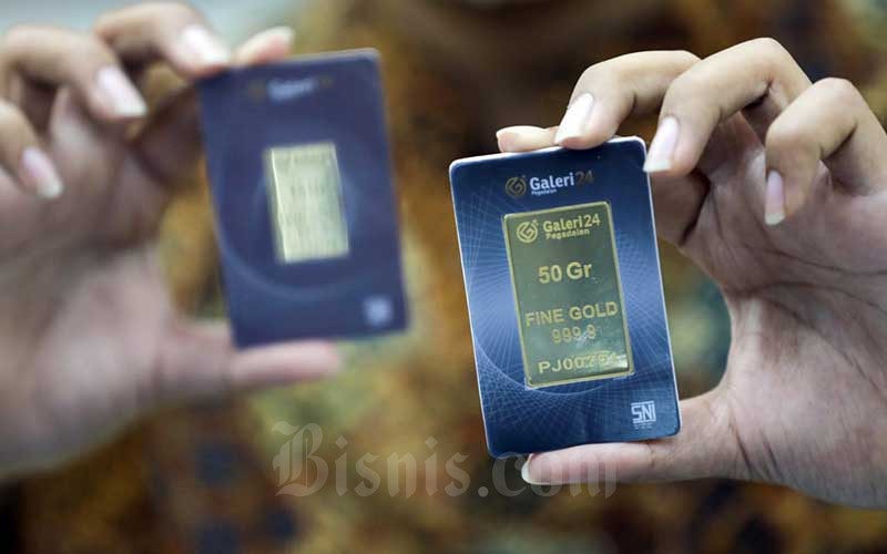  Harga Emas 24 Karat di Pegadaian Alami Penurunan Harga