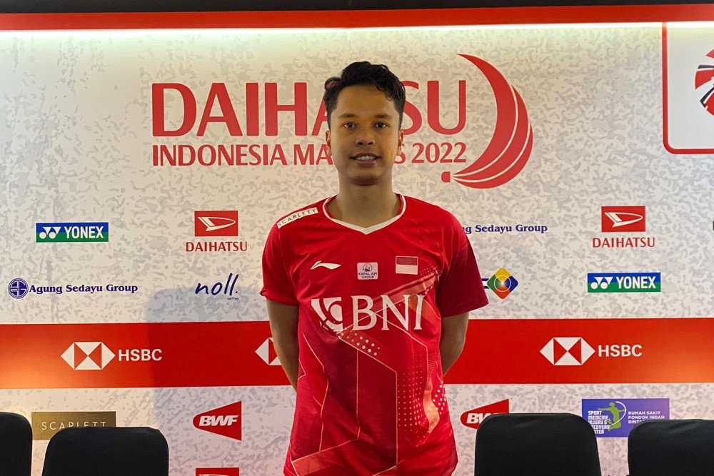  Indonesia Masters 2022: Lawan Thammasin, Anthony Ginting Temukan Kenyamanan Bermain