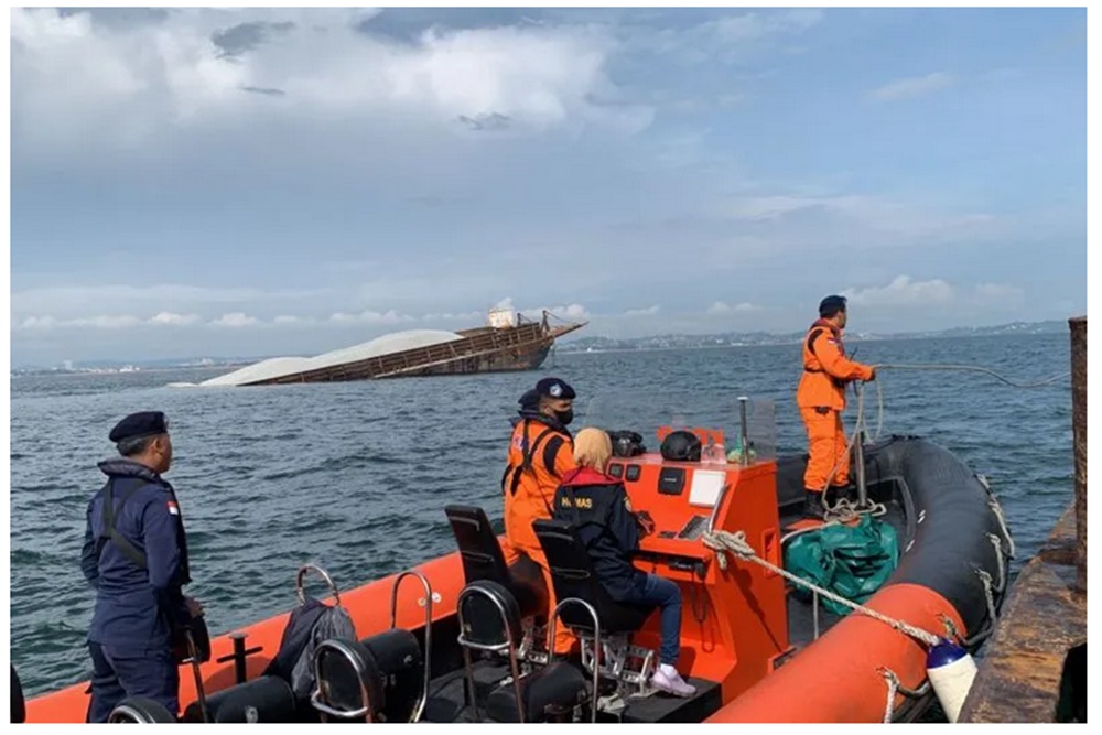 Kemenhub Bakal Periksa Insiden Dua Kapal Tabrakan di Batam