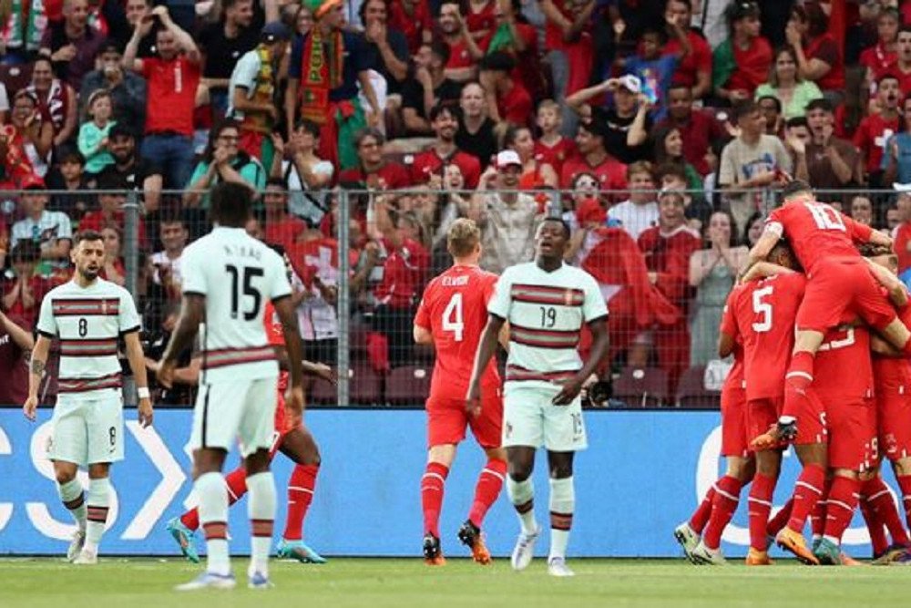  Hasil UEFA Nations League: Portugal Tumbang di Tangan Swiss