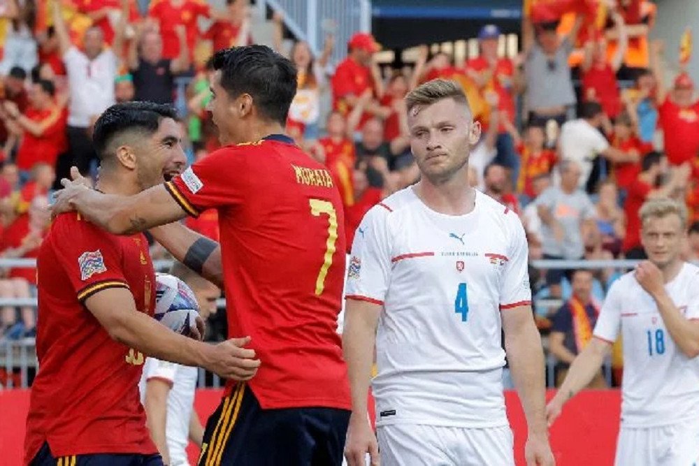  Hasil UEFA Nations League: Spanyol Kudeta Puncak Klasemen Usai Bekuk Ceko