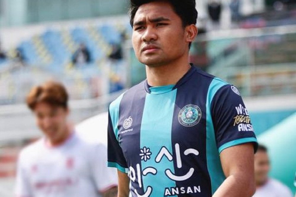 Pemain asal Indonesia, Asnawi Mangkualam, saat membela Ansan Greeners di K League 2 / Instagram Asnawi