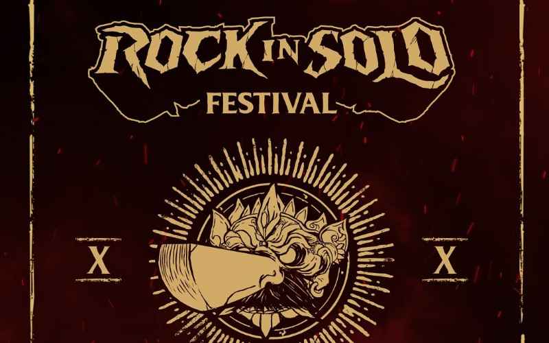 Festival musik rock, Rock In Solo, akan diselenggarakan pada 30 Oktober 2022/Instagram @rockinsolofestival