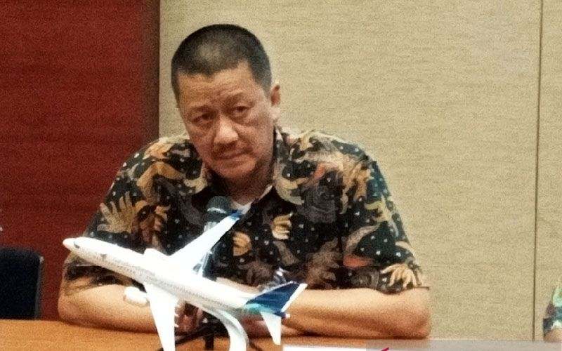 Direktur Utama Garuda Indonesia Irfan Setiaputra. (ANTARA/Aji Cakti/aa).