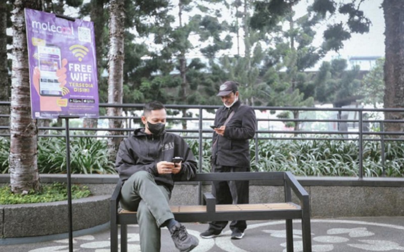  Hore! 40 taman di Kota Bandung Difasilitasi WiFi Gratis
