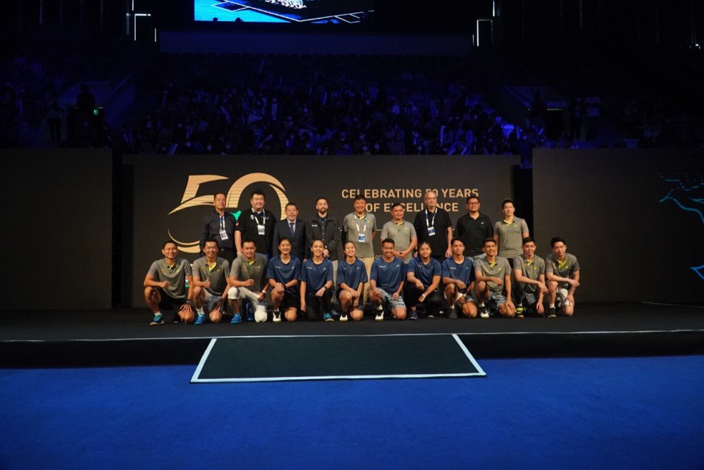  50 Tahun Kerja Sama PBSI-Yonex, Taufik Hidayat Main Ganda dengan Kevin Sanjaya