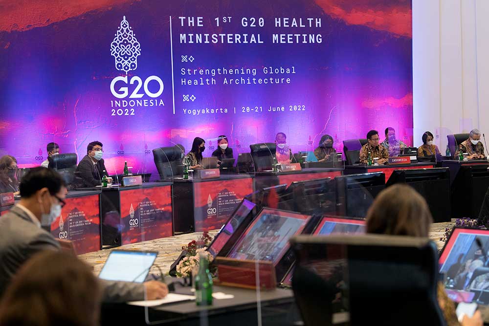 Menteri Kesehatan Anggota G20 Berkumpul di Yogyakarta Bahas Penanganan Pandemi