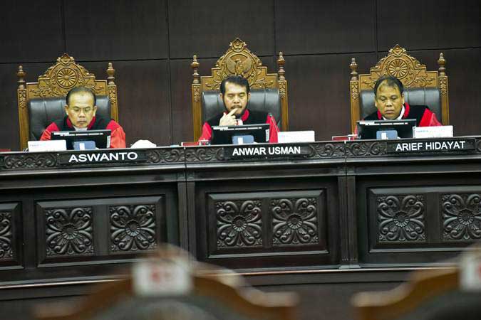 Terungkap! Ini Alasan MK Minta Anwar Usman Mundur dari Kursi Ketua/ANTARA-Galih Pradipta