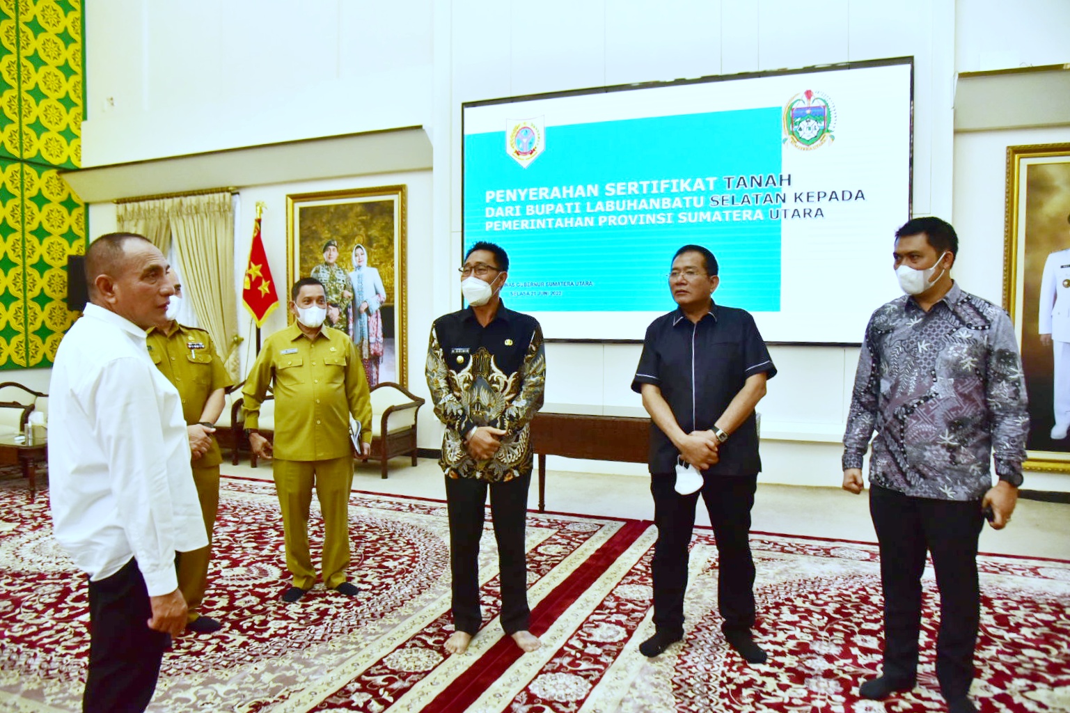  Pemkab Labuhan Batu Selatan Hibahkan Lahan untuk Kantor Samsat Baru