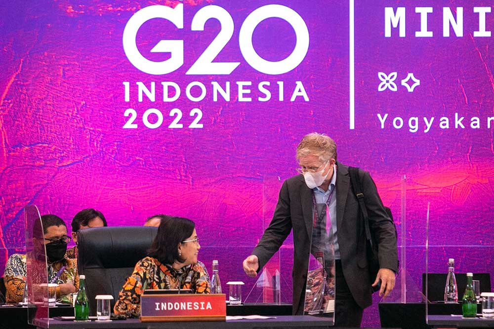  Menteri Keuangan Sri Mulyani Hadiri JFHMM G20 Indonesia