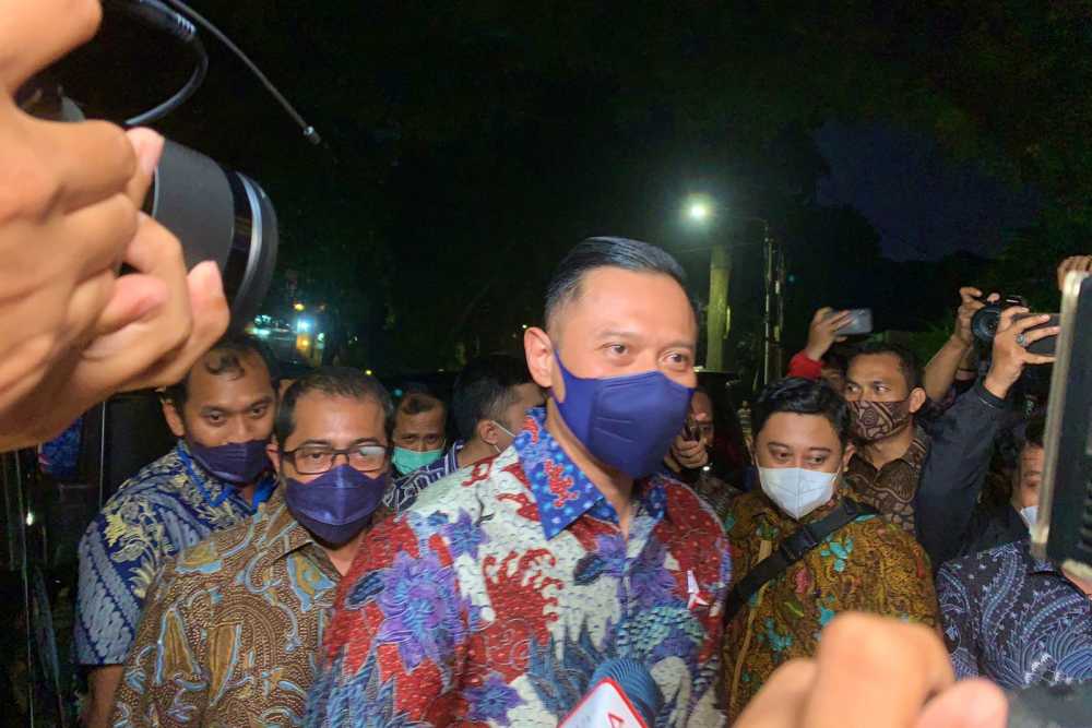  Tiba di Rumah Prabowo Subianto, AHY: Hanya Silaturahmi Saja