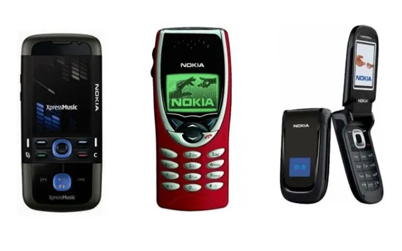 Tampilan Nokia Seri 5710, 8210, dan 2660 yang bakal dirilis ulang/Nokiamob