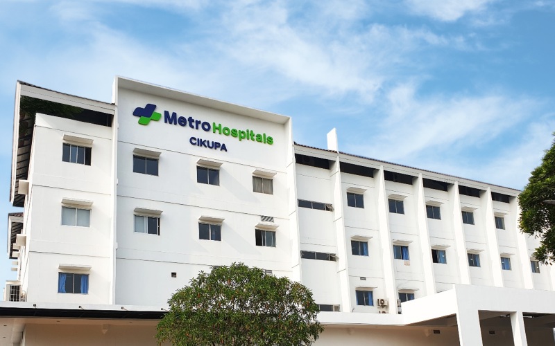 Rumah Sakit Metro Hospitals, Cikupa, Tangerang. Rumah sakit ini merupakan salah satu rumah sakit yang dikelola PT Metro Healthcare Indonesia Tbk./metrohealthcareindonesia.com