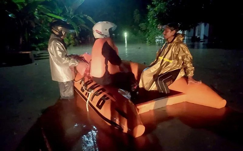  Banjir Cilacap Berdampak ke Sejumlah Kecamatan