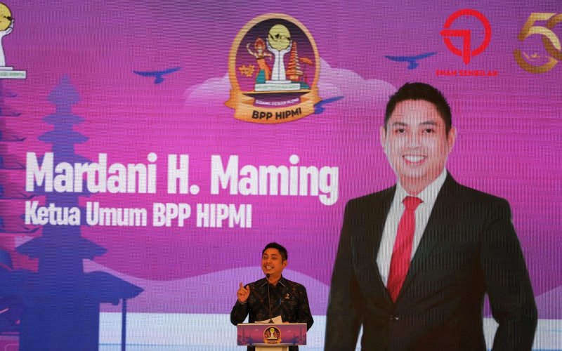 Ketua Umum BPP Himpunan Pengusaha Muda Indonesia (HIPMI) Mardani H. Maming.