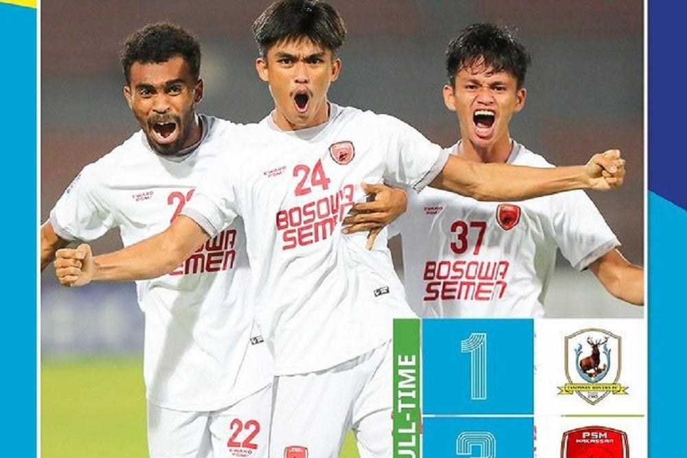  Hasil Piala AFC 2022: PSM Jinakkan 10 Pemain Tampines Rovers