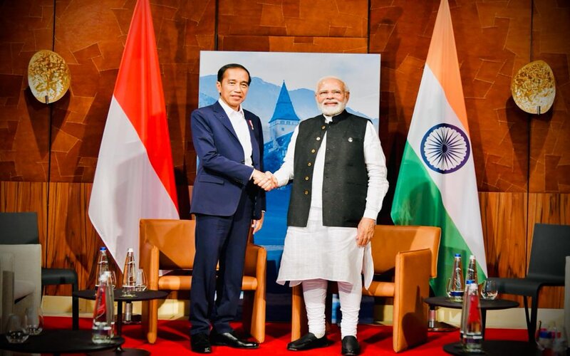  Jokowi dan PM India Narendra Modi Sepakat Perkuat Kerja Sama Pangan