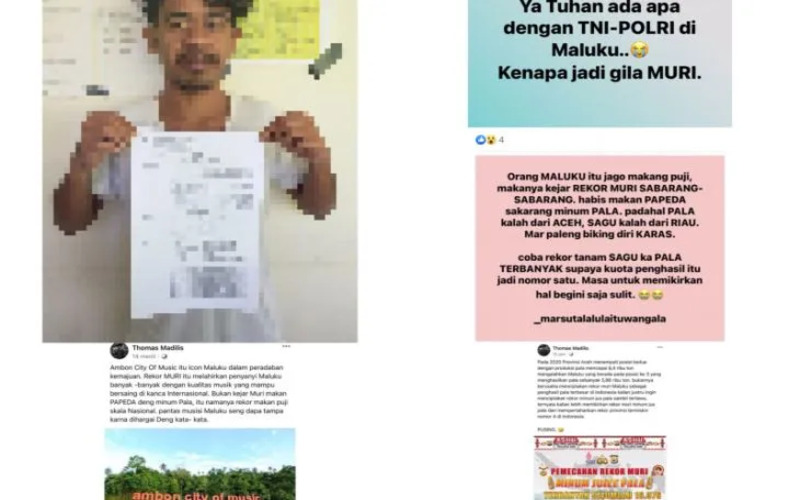 Komentator Pemecahan Rekor MURI Polri dan TNI Terancam Penjara