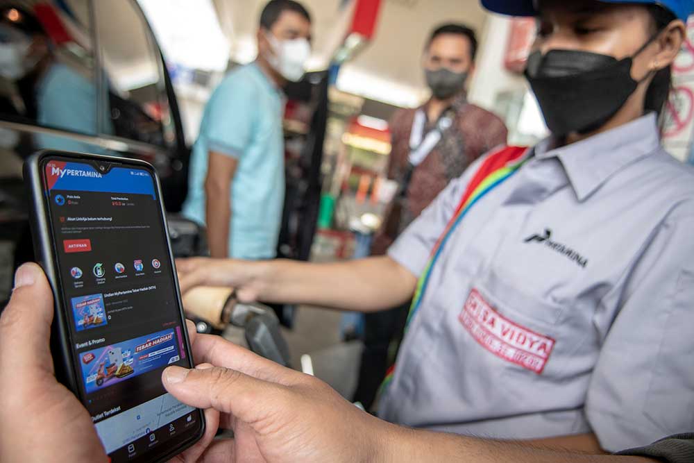  DIGITALISASI BBM SUBSIDI : Pertamina Gandeng Telkom