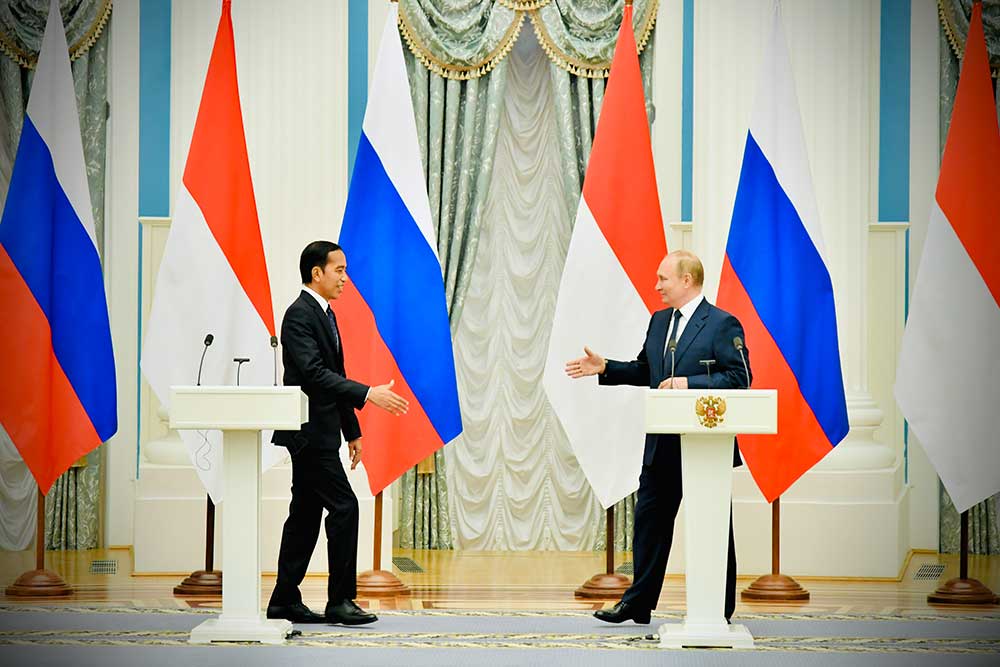  Jokowi Blak-blakan ke Putin: Saya Ingin Perang Selesai!