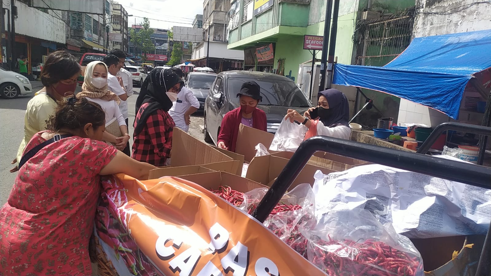  Stabilisasi Harga Cabai Merah, Pemprov Sumut Gelar Pasar Murah