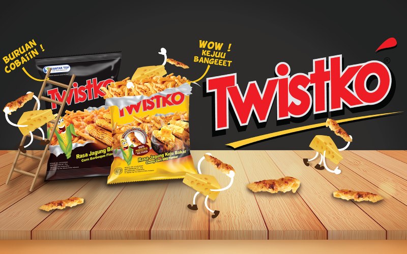 Twistko, salah satu produk PT Siantar Top Tbk. (STTP).