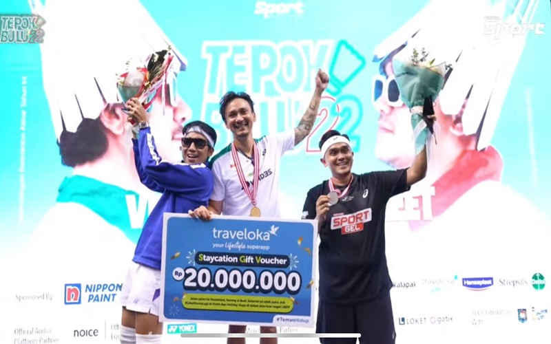  Hasil Tepok Bulu 2022, Vincent Rompies Kalahkan Valentino \'Jebret\' Simanjuntak