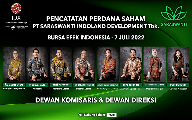  Saraswanti (SWID) Resmi Melantai, Raup Dana IPO Rp68 Miliar