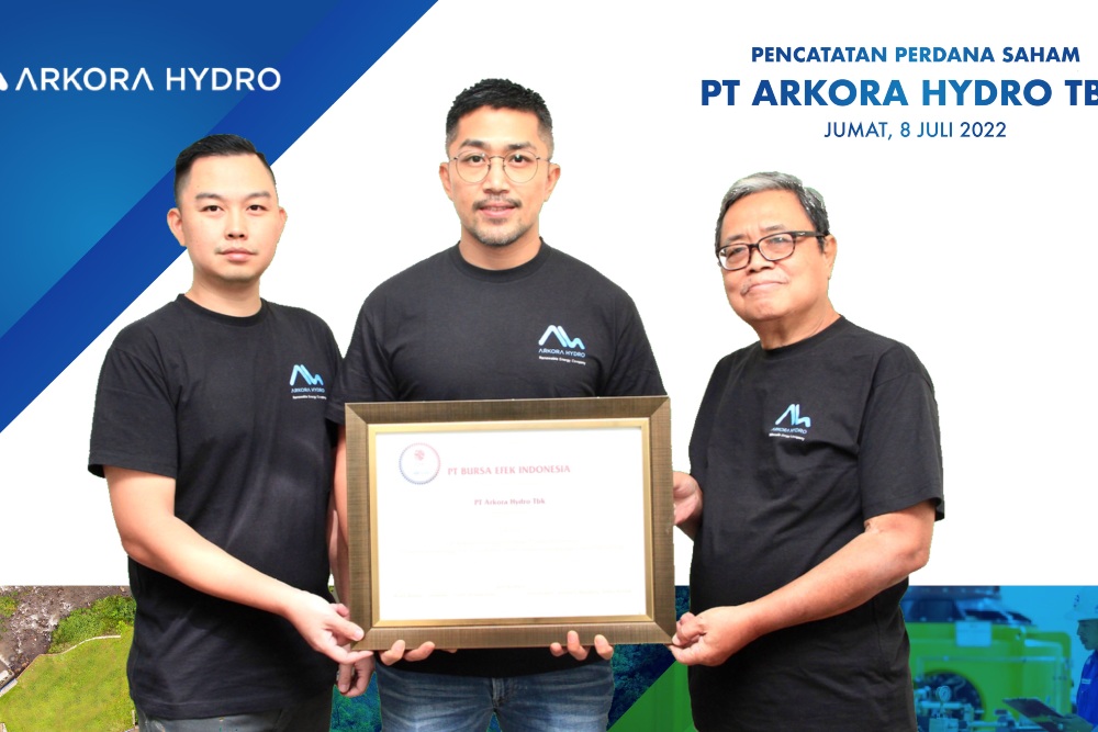  Arkora Hydro (ARKO) Raup Dana IPO Rp182,67 Miliar, Sahamnya Turun 4 Persen