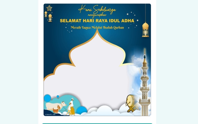  Deretan Link Twibbon Hari Raya Iduladha 2022