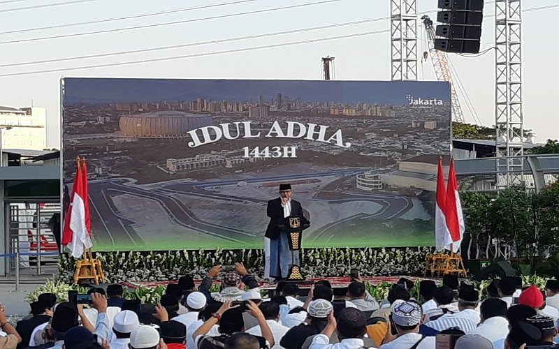  Salat Iduladha, Anies Ajak Masyarakat Doakan Jemaah Haji Indonesia di Tanah Suci