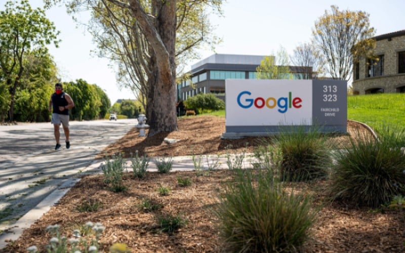 Kantor pusat Google di Mountain View, California, Amerika Serikat./Bloomberg