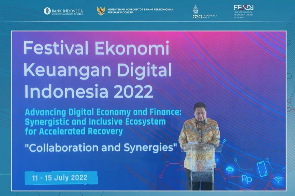  Airlangga: Potensi Ekonomi Digital RI Tembus Rp2.184 Triliun pada 2025