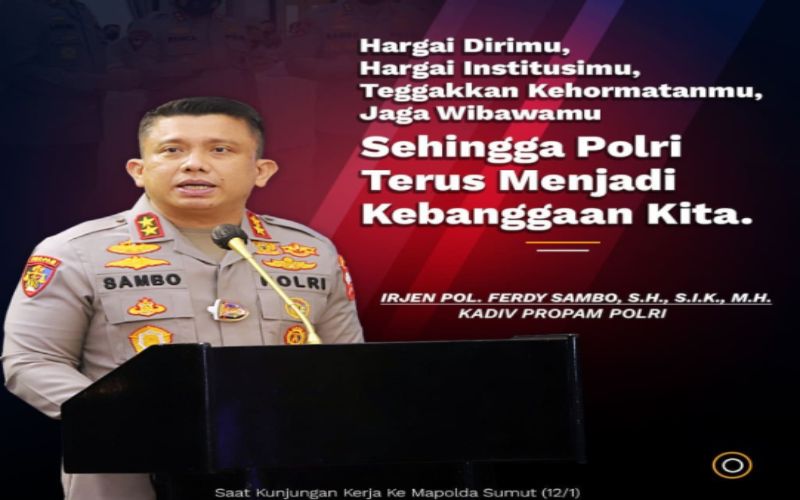  Profil Irjen Ferdy Sambo, Jenderal Bintang 2 Disorot Karena Brigadir J