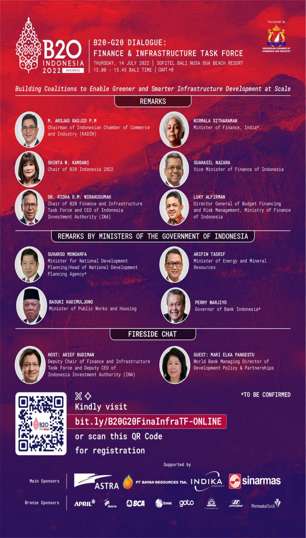  B20 Indonesia Gelar Forum B20-G20 Bahas Pembiayaan Berkelanjutan