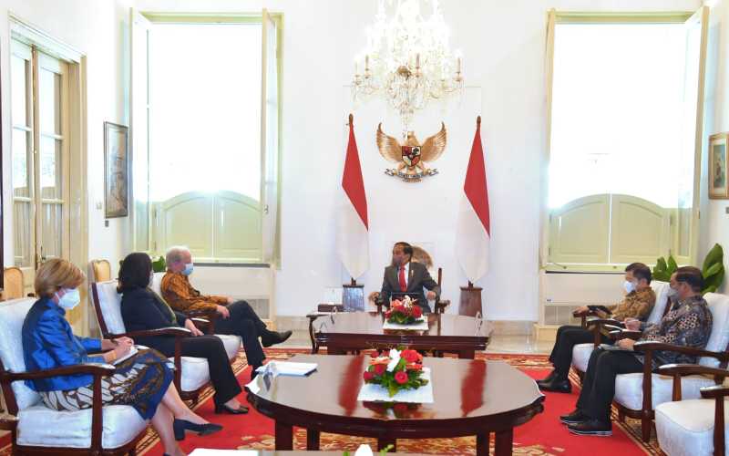  Jokowi Terima Delegasi Bank Dunia di Istana Negara, Ini yang Dibahas