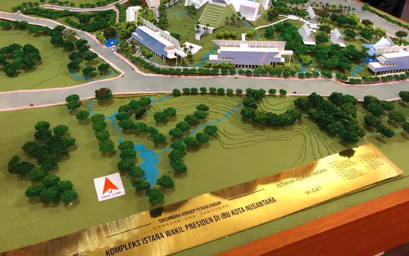 Desain pemenang sayembara Kompleks Istana Wakil Presiden di Ibu Kota Nusantara (IKN)./Muhammad Ridwan 