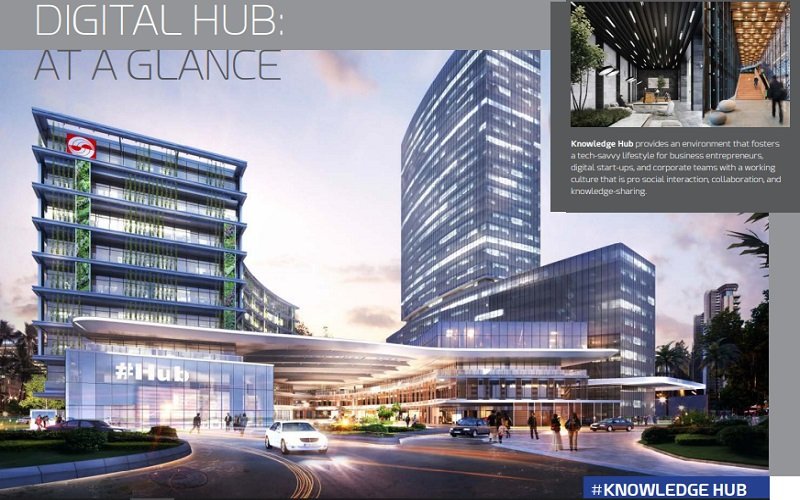 Gedung perkantoran Knowledge Hub yang akan dibangun di kawasan Digital Hub BSD City, Tangerang Selatan/Dok. Sinar Mas Land
