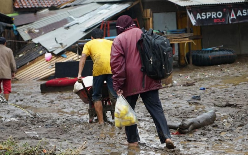 Wilayah terdampak banjir bandang di Garut./Istimewa