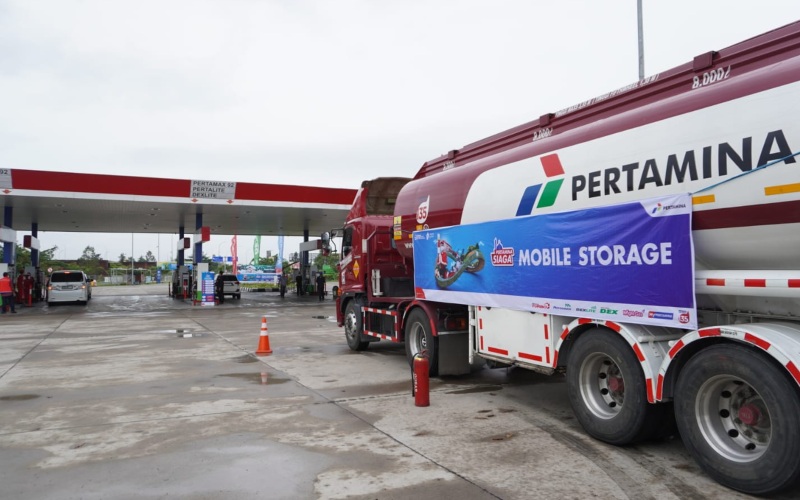 Ilustrasi. Truk tangki mobile storage di Pertamina Jawa Bagian Tengah. /Dok. Pertamina 