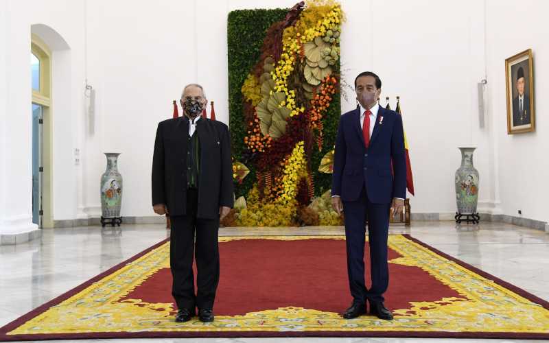 Pertemuan Presiden Jokowi dan Presiden Timor Leste Jose Ramos Horta, di Istana Kepresidenan Bogor, Jawa Barat, membahas banyak topik hingga berujung pada kesepakatan sejumlah kerja sama/ Sekretariat Presiden - Lukas
