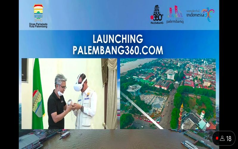  Pulihkan Sektor Pariwisata, Palembang Luncurkan Fasilitas Tur Virtual Palembang 360