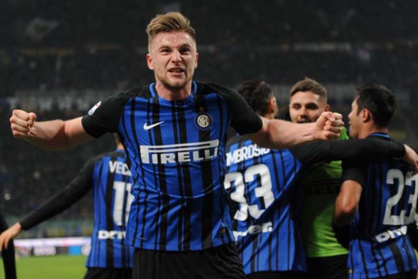 Pemain Inter Milan, Milan Skriniar. - Reuters/Massimo Pinca