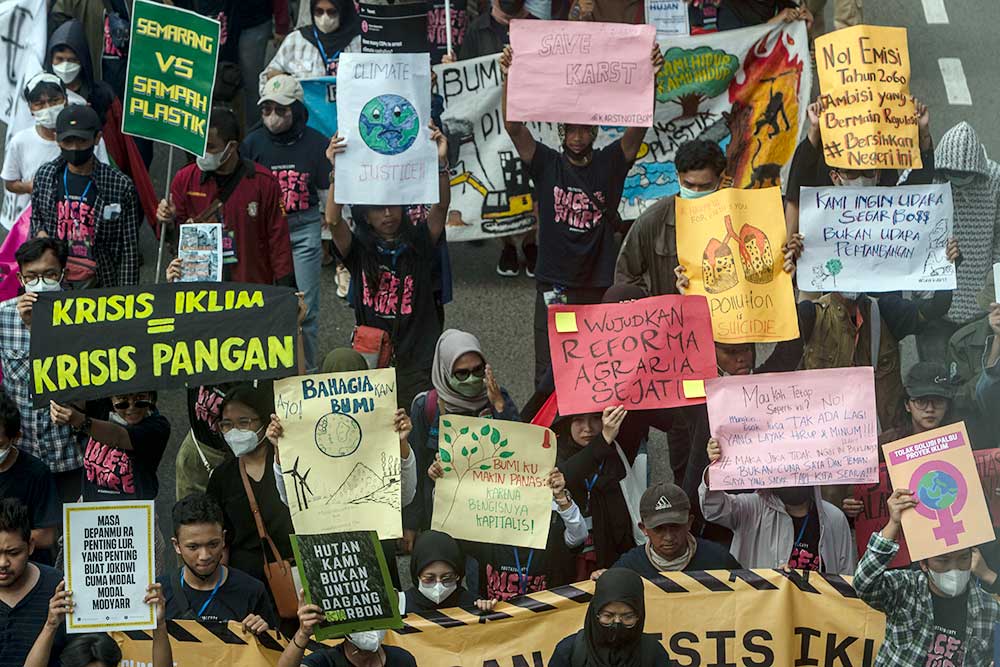  Anak-Anak Muda se-Pulau Jawa Gelar Unjuk Rasa Terkait Krisis Iklim