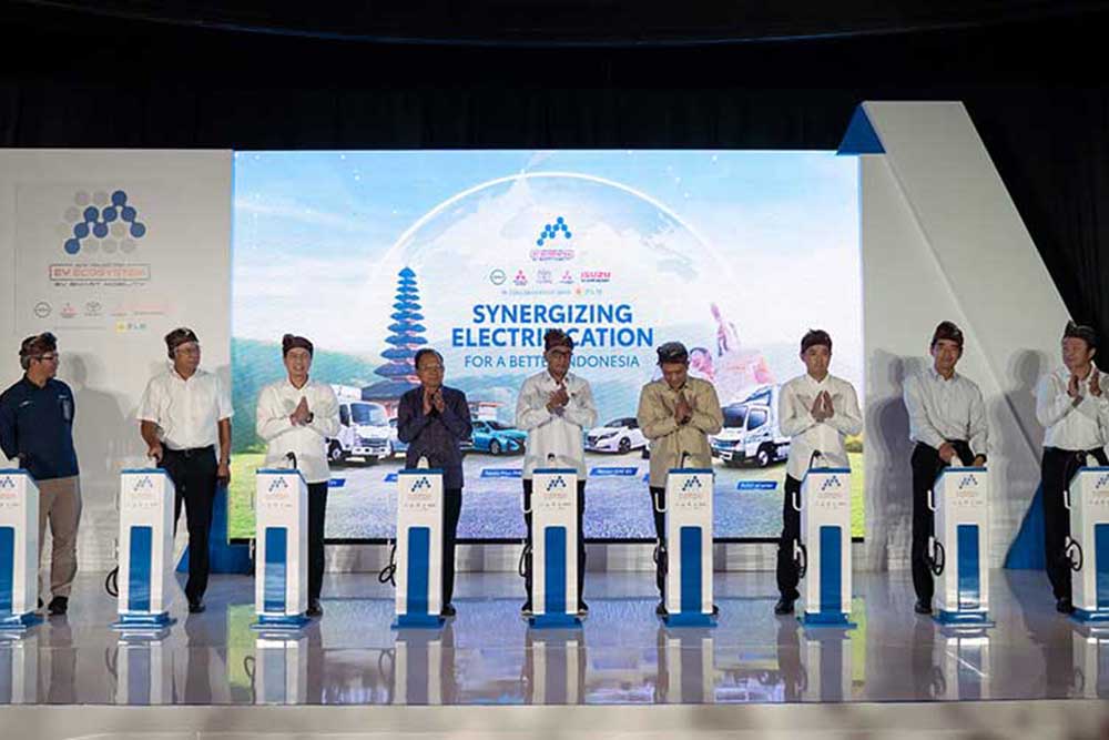  Proyek Kolaborasi EV Smart Mobility 5 Brand Otomotif Mulai Beroperasi di Bali