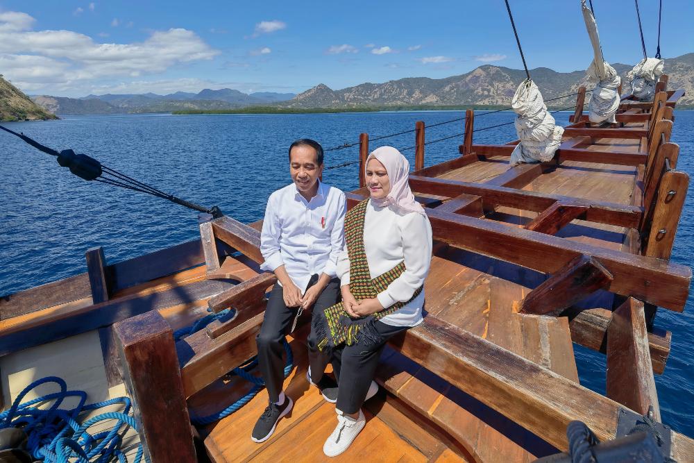  Jokowi Tinjau Hunian Wisata Labuan Bajo di NTT