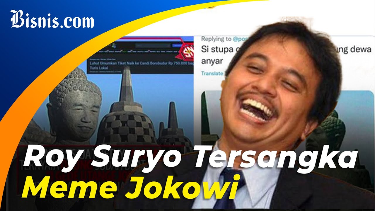  Roy Suryo Jadi Tersangka Meme Candi Borobudur Mirip Jokowi