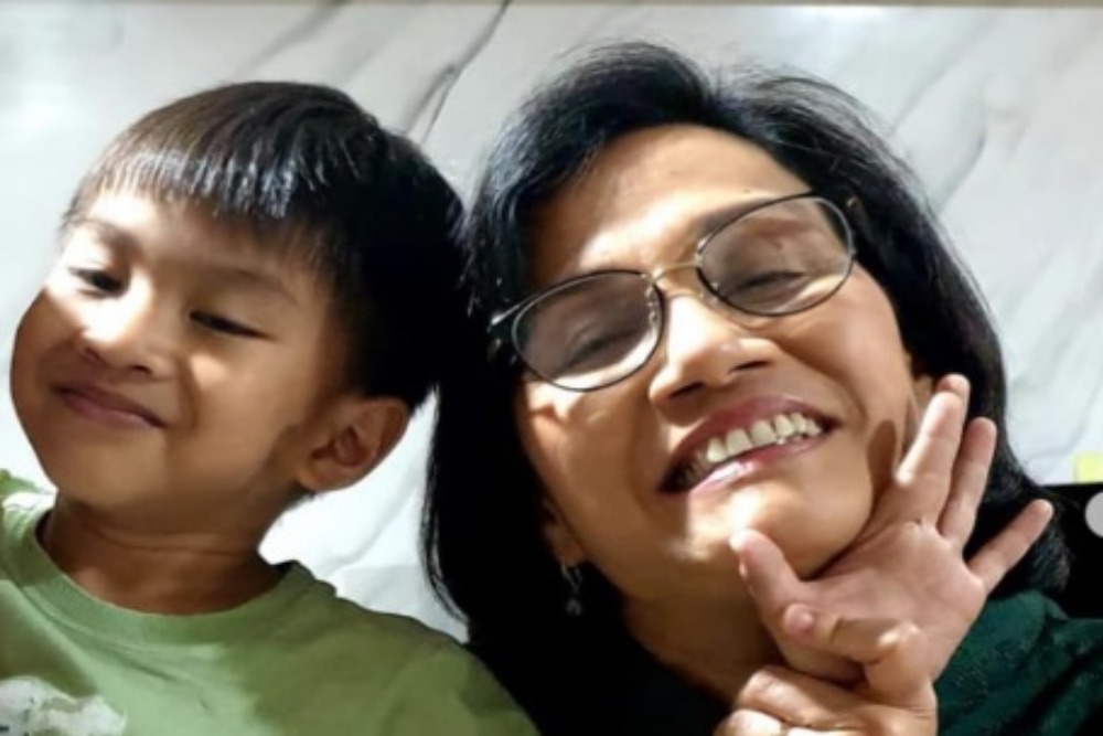  Hari Anak Nasional, Sri Mulyani Bagikan Momen Bersama Cucu