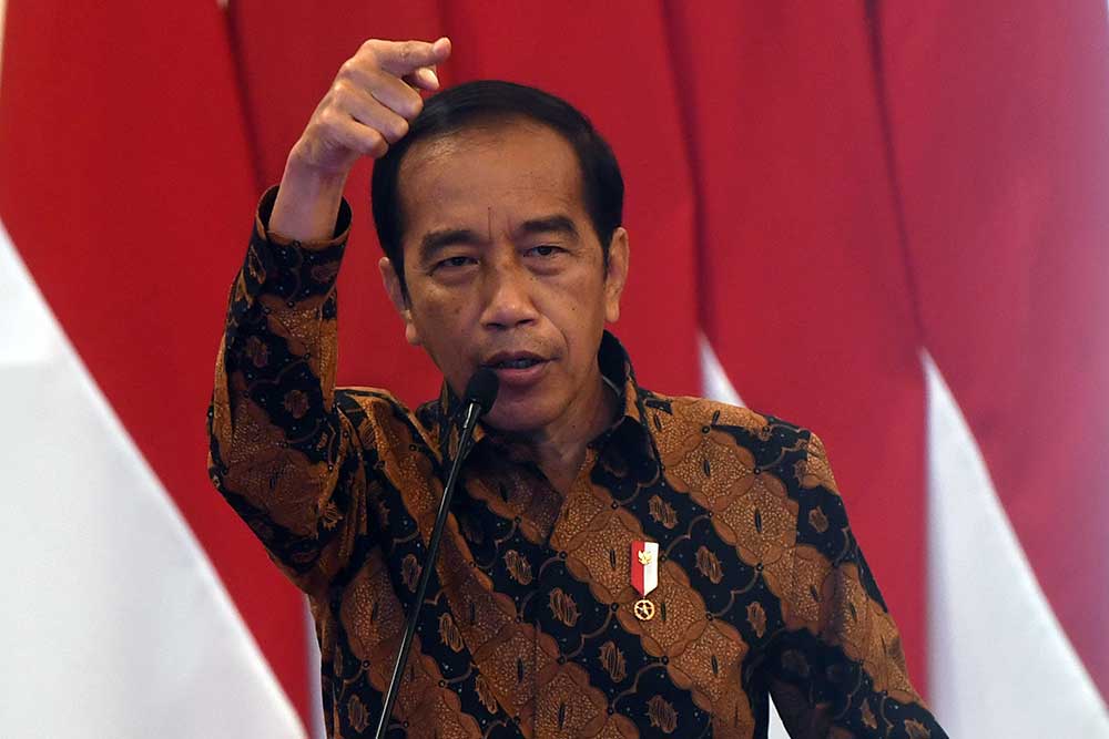 Presiden Jokowi sudah tiga kali menginstruksikan agar pengusutan kasus kematian Brigadir J dilakukan secara cepat, adil, dan transparan. ANTARA FOTO/Akbar Nugroho Gumay