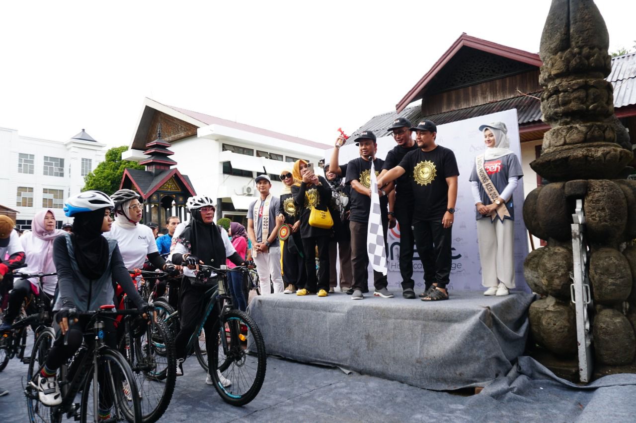  Dinas Kebudayaan dan Pariwisata Aceh Gelar Fun Bike, Diharap Jadi Ajang Rutin